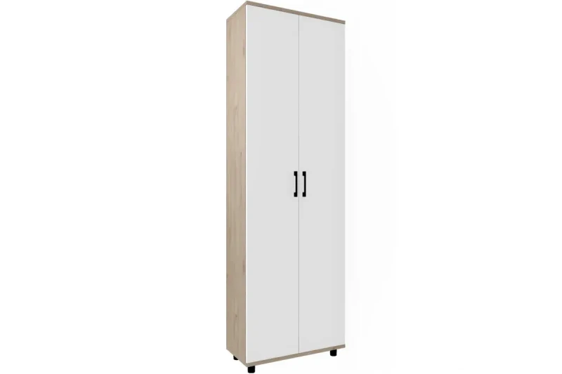 Шкаф многоцелевой ШК-5034-ГС-БГ (Гикори Джексон Светлый/Белый Бриллиант Глянцевый) в мебель-центре Озерцо