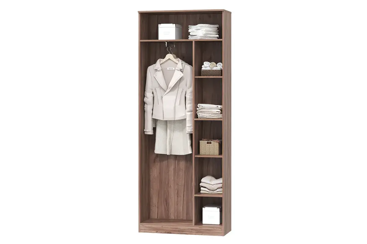 Шкаф для платья и белья Тоскана (Дуб табачный/Бисквит) в мебель-центре Озерцо