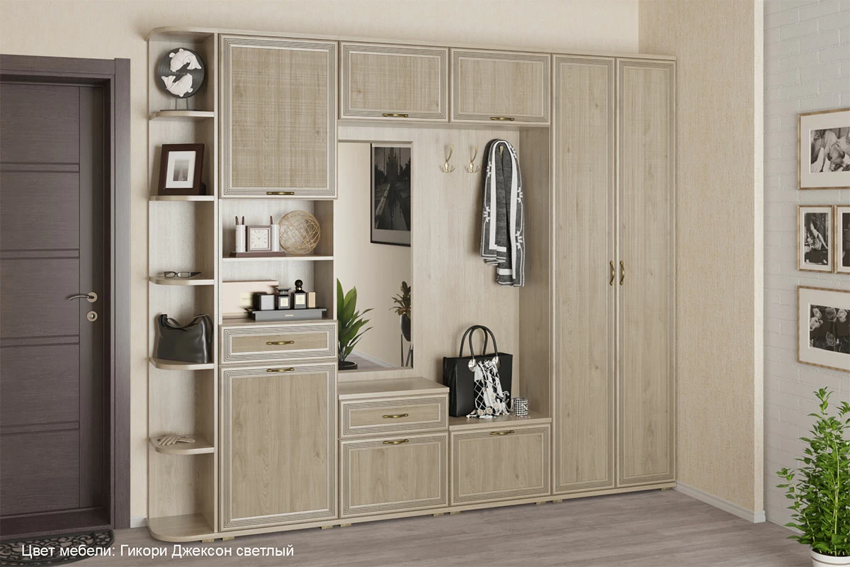 Тумба ТБ-1025 (Гикори Джексон Светлый) — Мебель-центр Озерцо