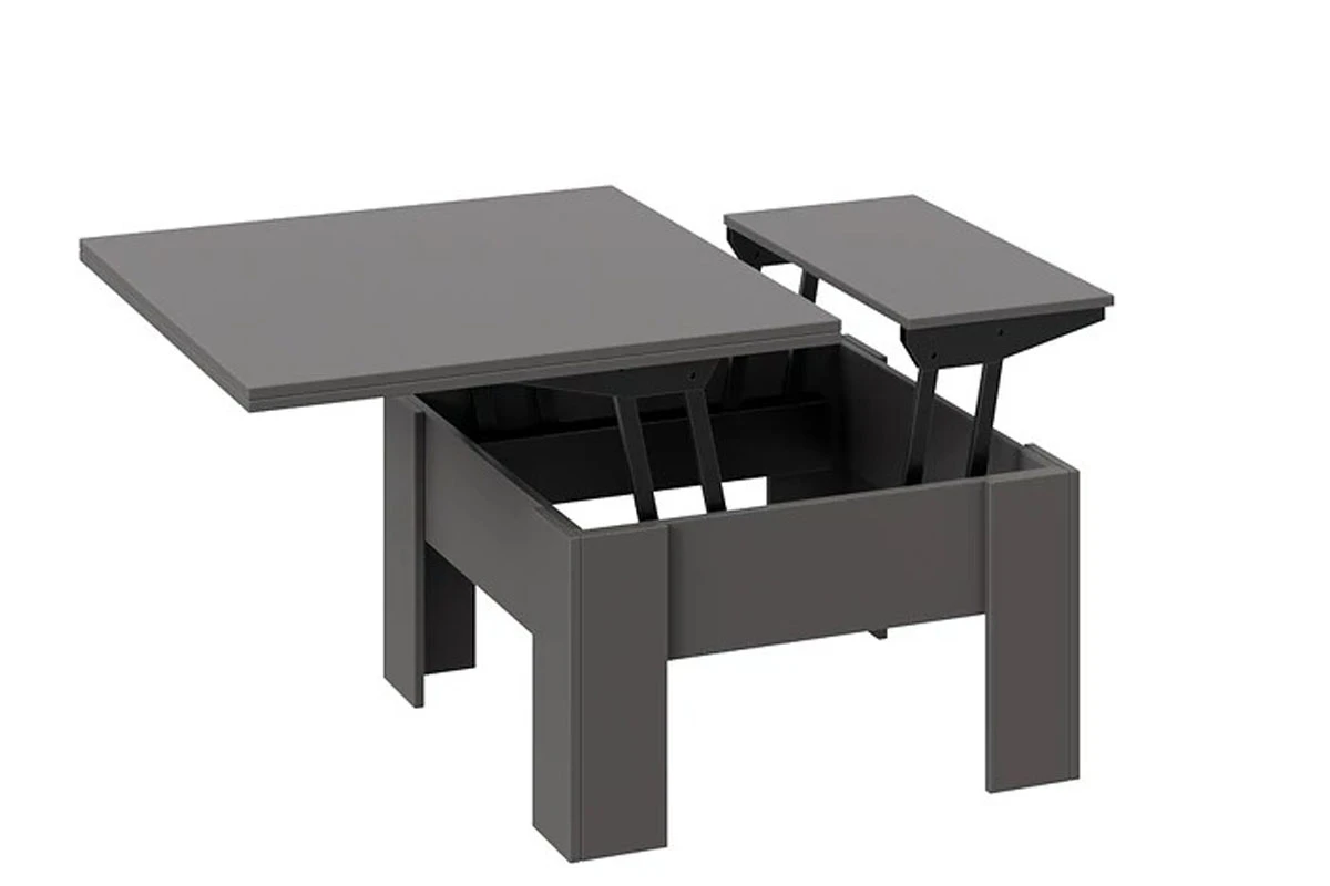 Стол журнальный Тип 10 (Графит/Серый) — Мебель-центр Озерцо