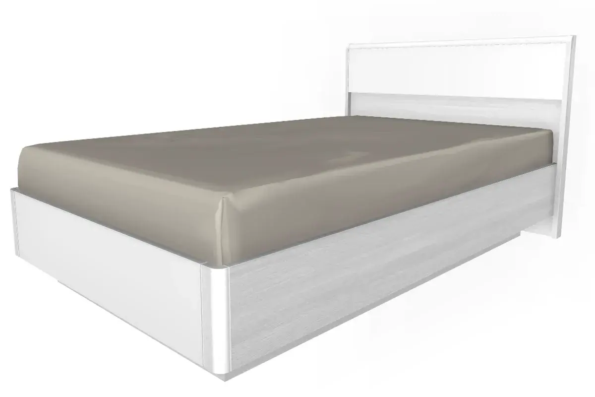 Детская Грейс композиция 5 (Снежный Ясень/Белый Бриллиант Глянцевый) — Мебель-центр Озерцо