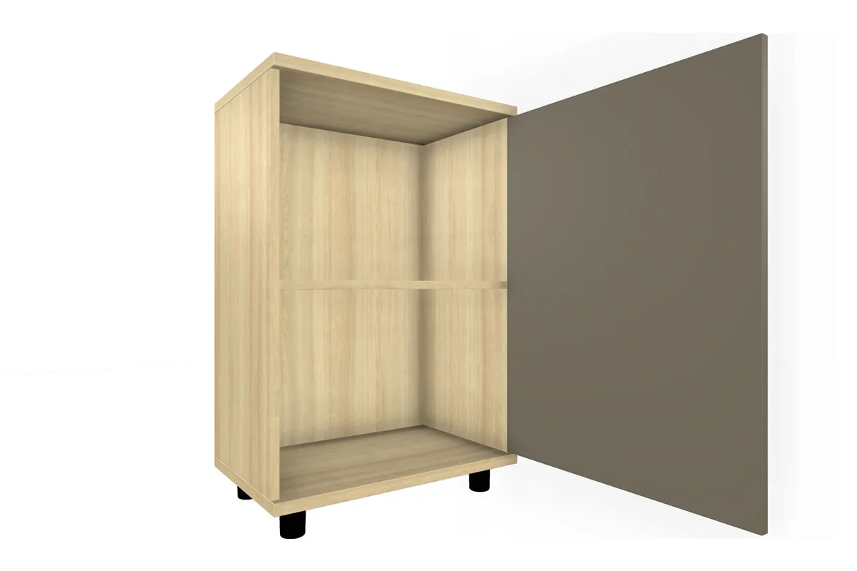 Тумба ТБ-5018-АС-ЛМ (Ясень Асахи/Латте Матовый) — Мебель-центр Озерцо