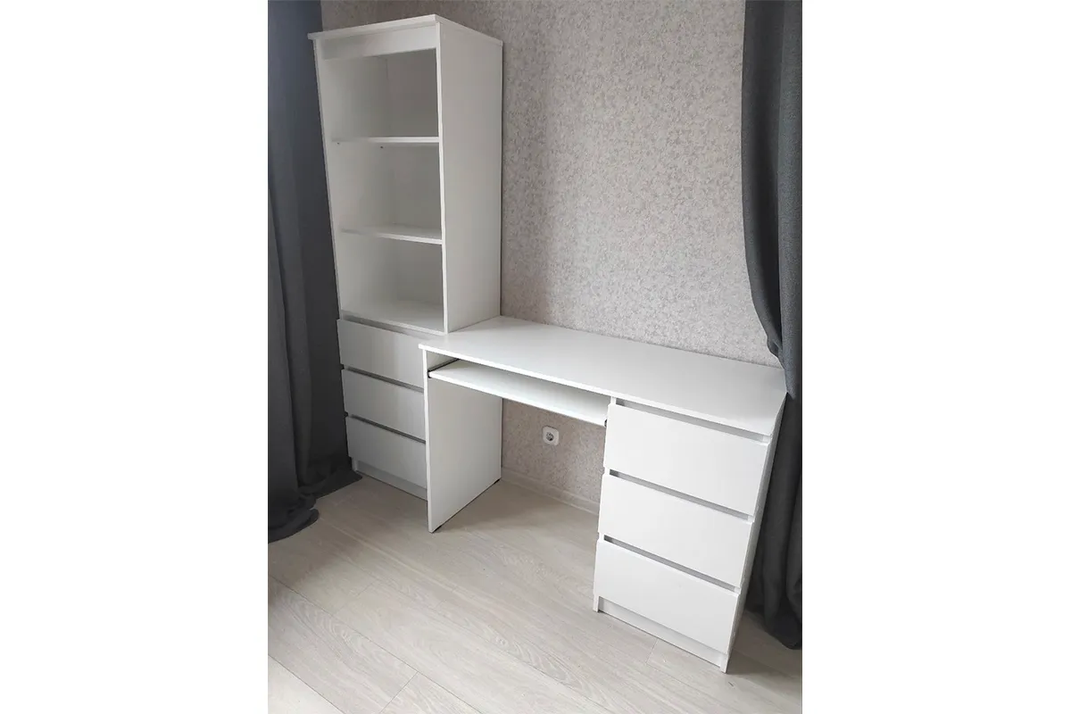 Стеллаж Ницца-4 (Белый) в мебель-центре Озерцо