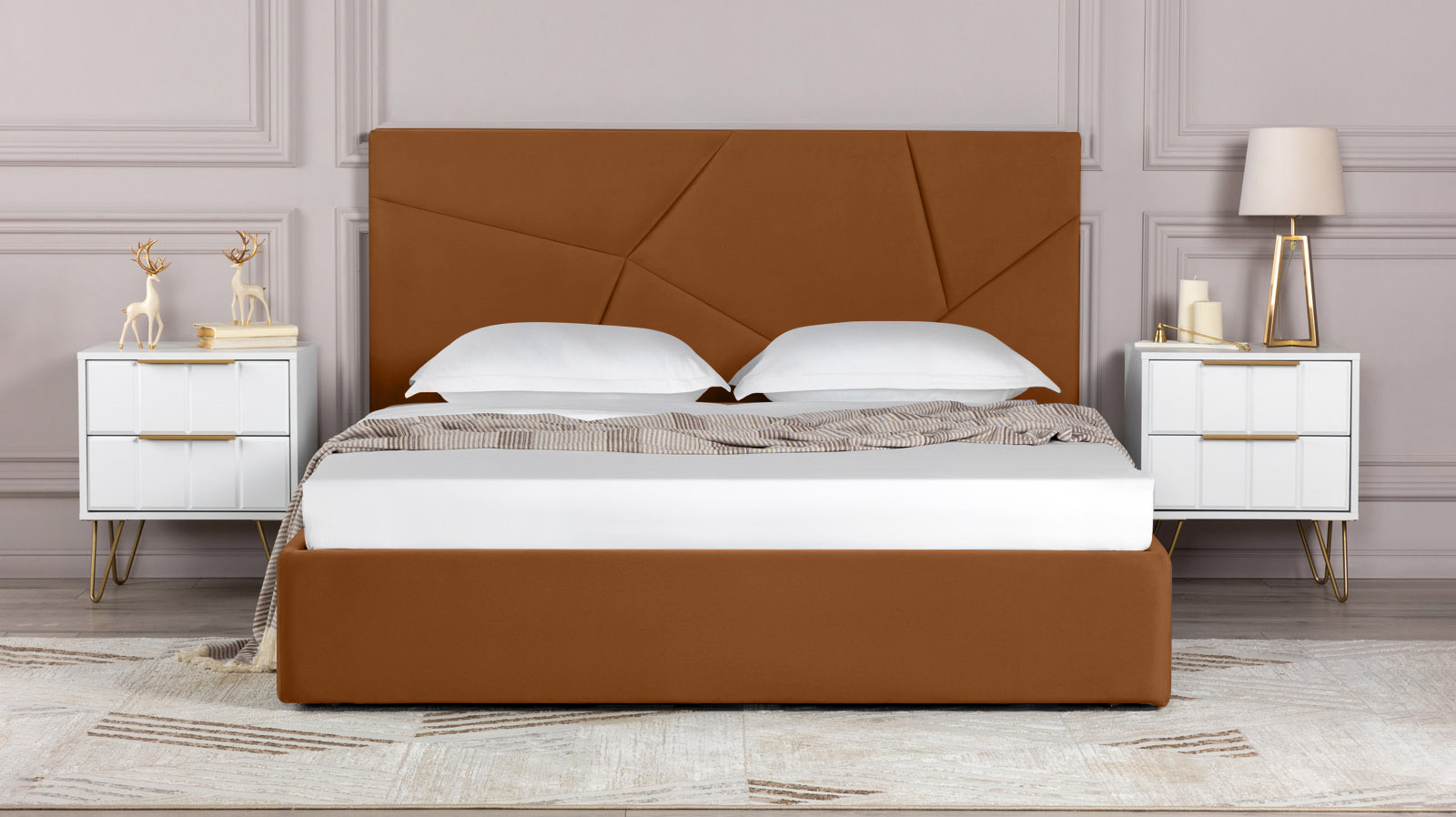 Кровать Opera I, Тк. Casanova Desert 200x200 - купить в Озерце