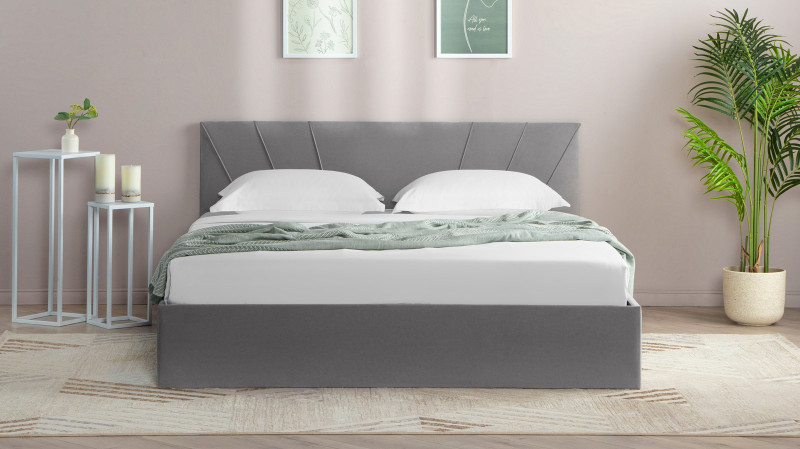 Кровать Alfa, Sky Velvet 08 180x200 - купить в Озерце
