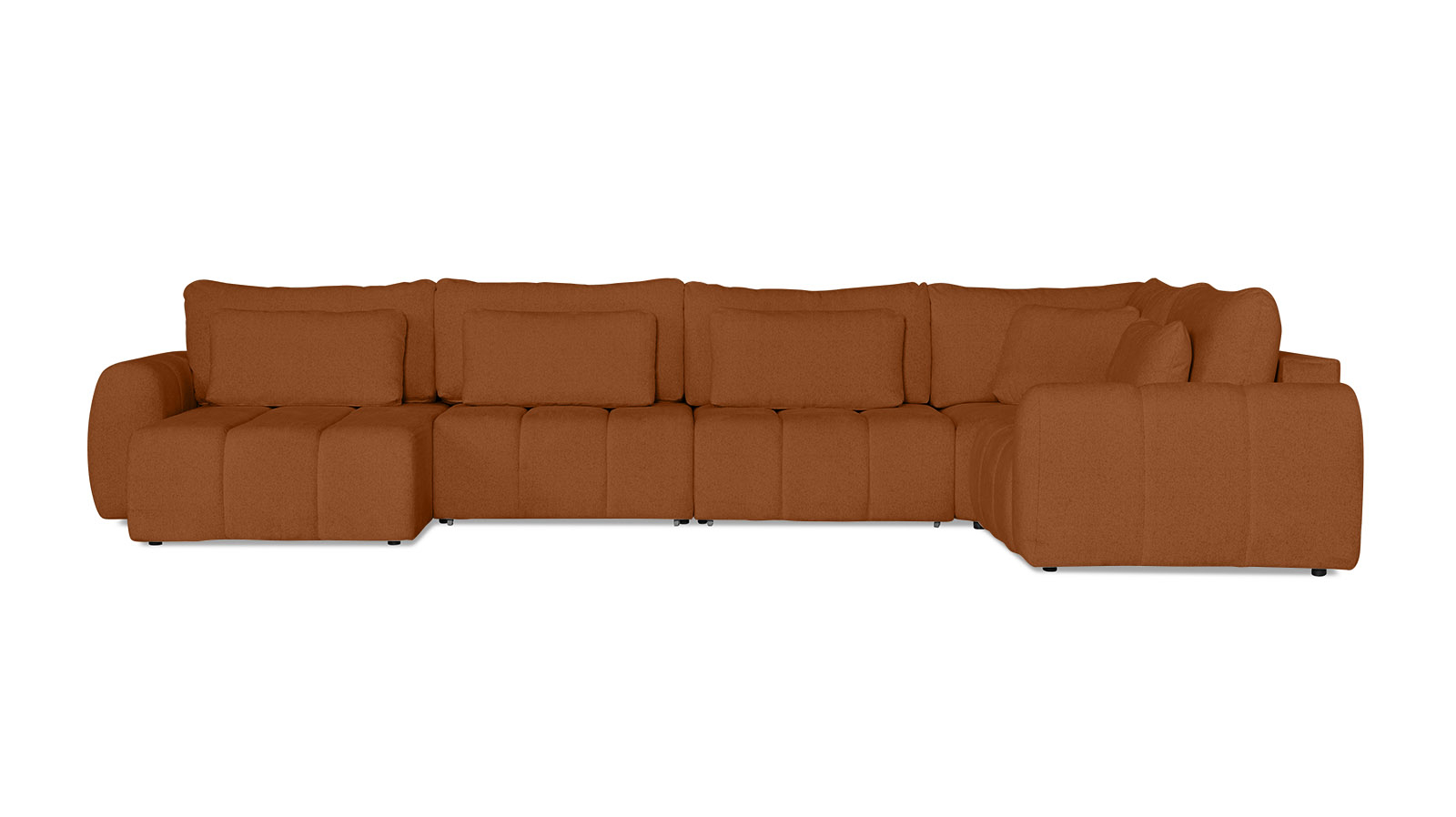 Диван -кровать П-образный Mellow-5 секц. ткань Raven 44 247x450 — купить в Озерце