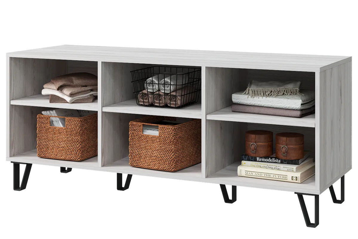 Тумба под ТВ Солана (Ясень анкор/Смоки софт) — Мебель-центр Озерцо