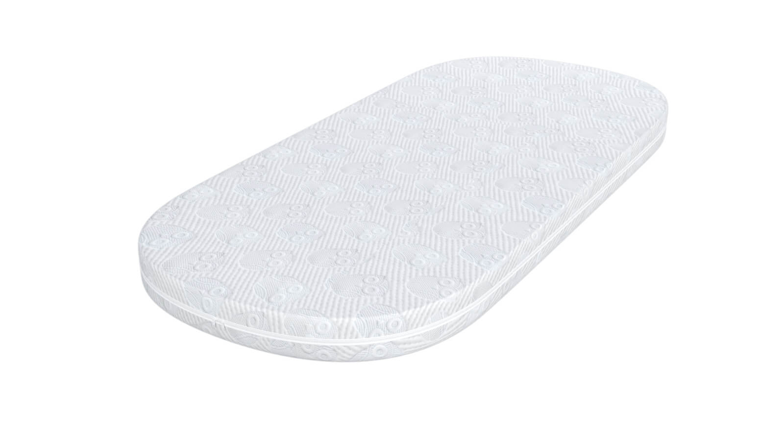 Анатомический матрас KIDS Happy Baby овальный 63x136 - купить в Озерце