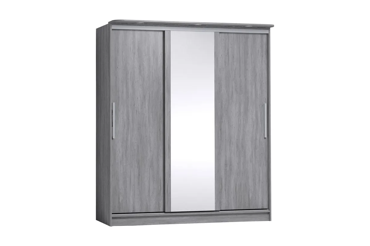 Шкаф-купе 1800 Strike Зеркало/ЛДСП (Atelier Светлый) — купить в мебель-центре Озерцо Шкаф-купе 1800 Strike Зеркало/ЛДСП (Atelier Светлый) в мебель-центре Озерцо