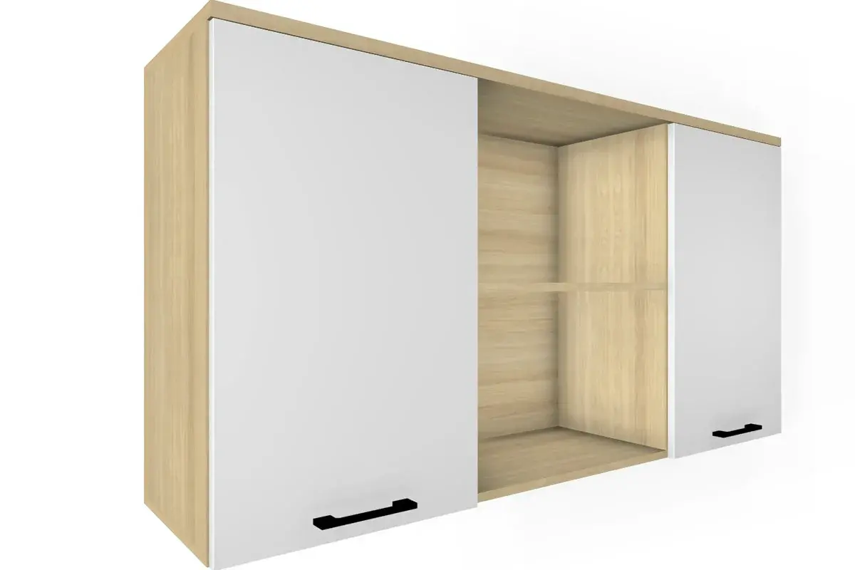 Детская Грейс композиция 3 (Ясень Асахи/Белый Бриллиант Глянцевый) — Мебель-центр Озерцо