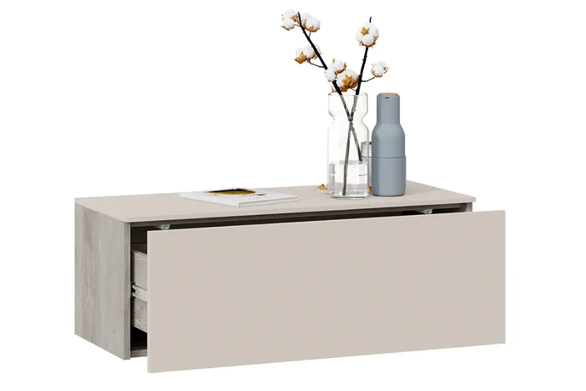 Тумба Порто ТД-393.03.12 для теле- и радиоаппаратуры (Баттл Рок/Сантьяго софт) — Мебель-центр Озерцо