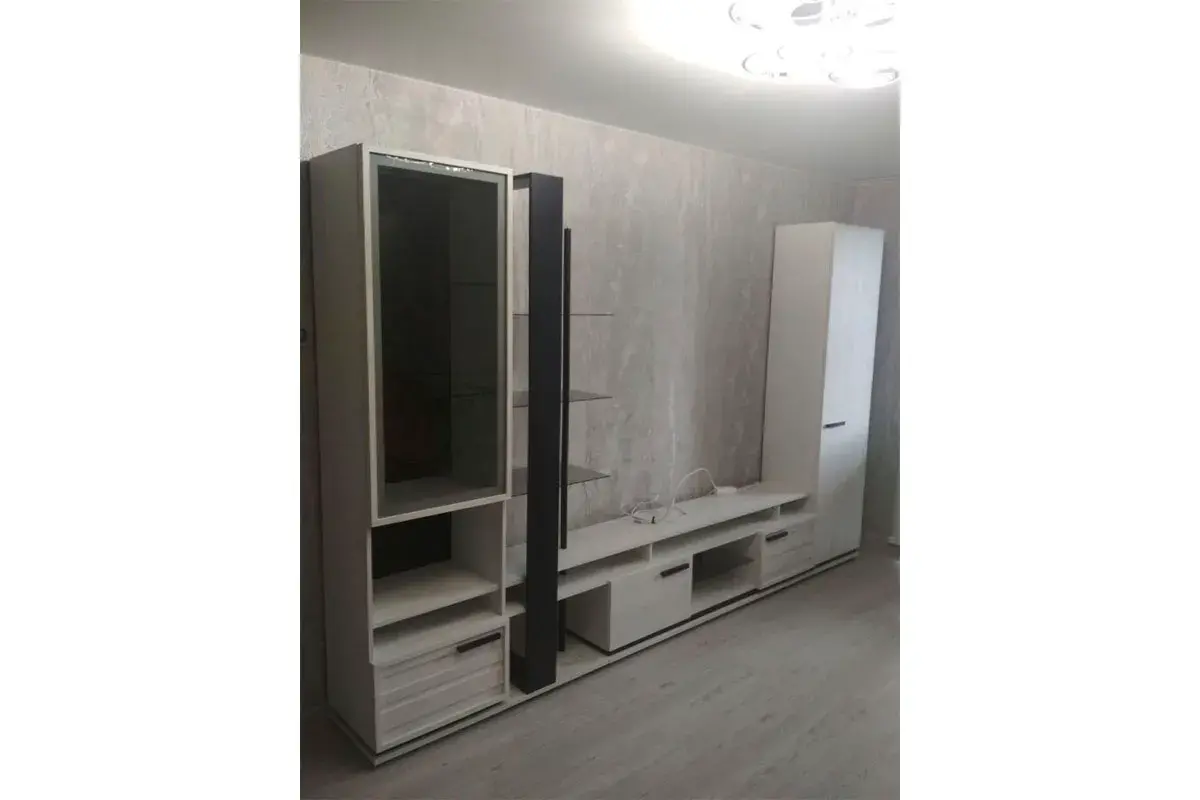 Стеллаж 25 Oslo (Бетон Пайн светлый/Черный) в мебель-центре Озерцо