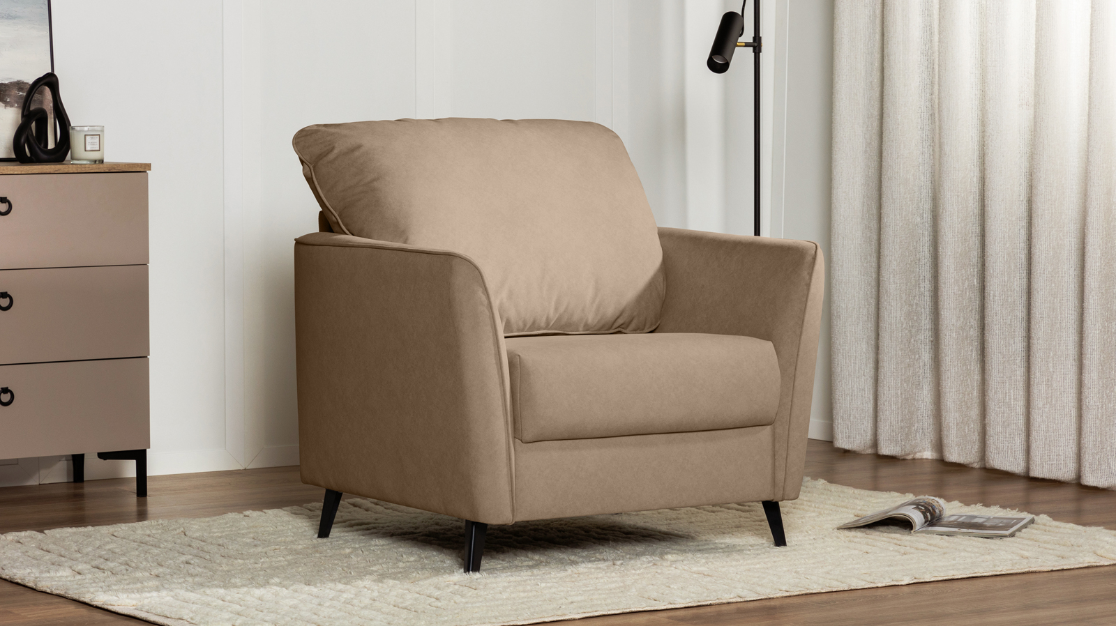 Кресло Laguna, Тк. Galaktika beige 87x92.5 — купить в Озерце