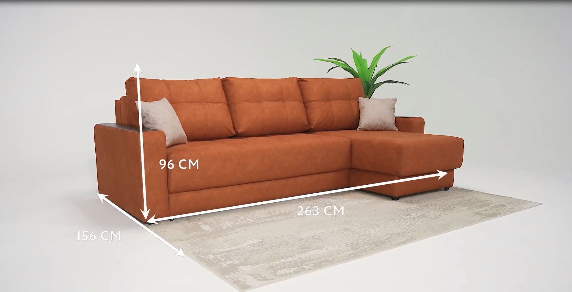 Угловой диван BOSS 3.0 Classic XL велюр Monolit синий — купить в Озерце