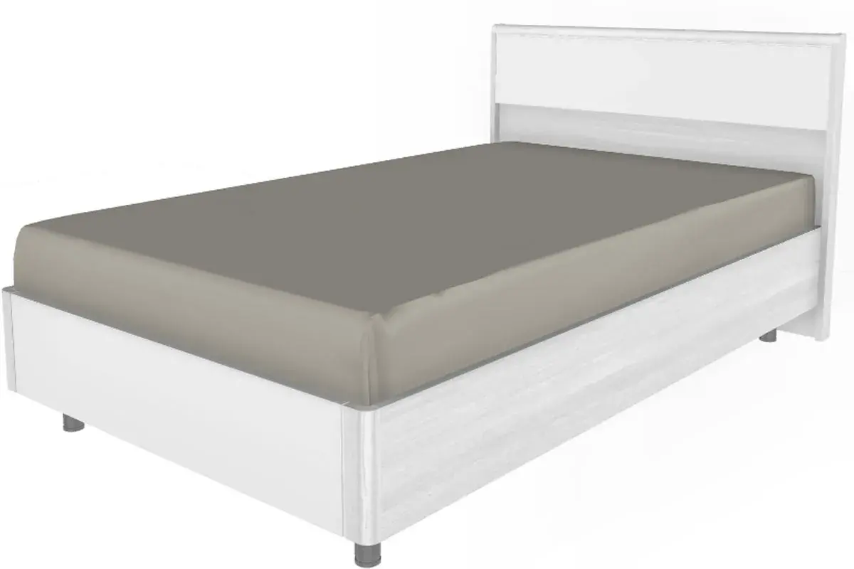 Детская Грейс композиция 10 (Снежный Ясень/Белый Бриллиант Глянцевый) — Мебель-центр Озерцо