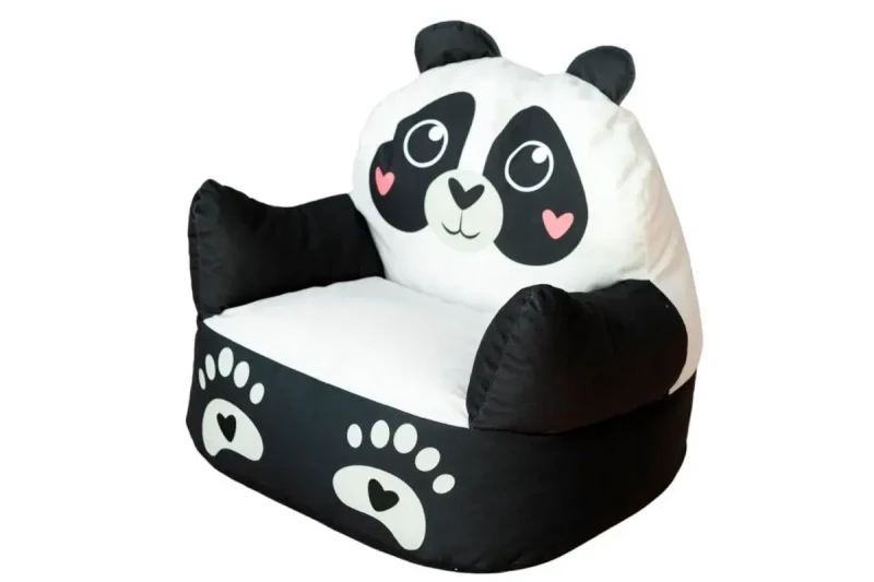 Пуфик Панда (Бело-черный) L Бело-Черный — купить в Озерце