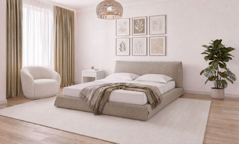 Кровать 200*160 Soft (Cофт) Velvet (Тк. Велвет) 160x200 - купить в Озерце