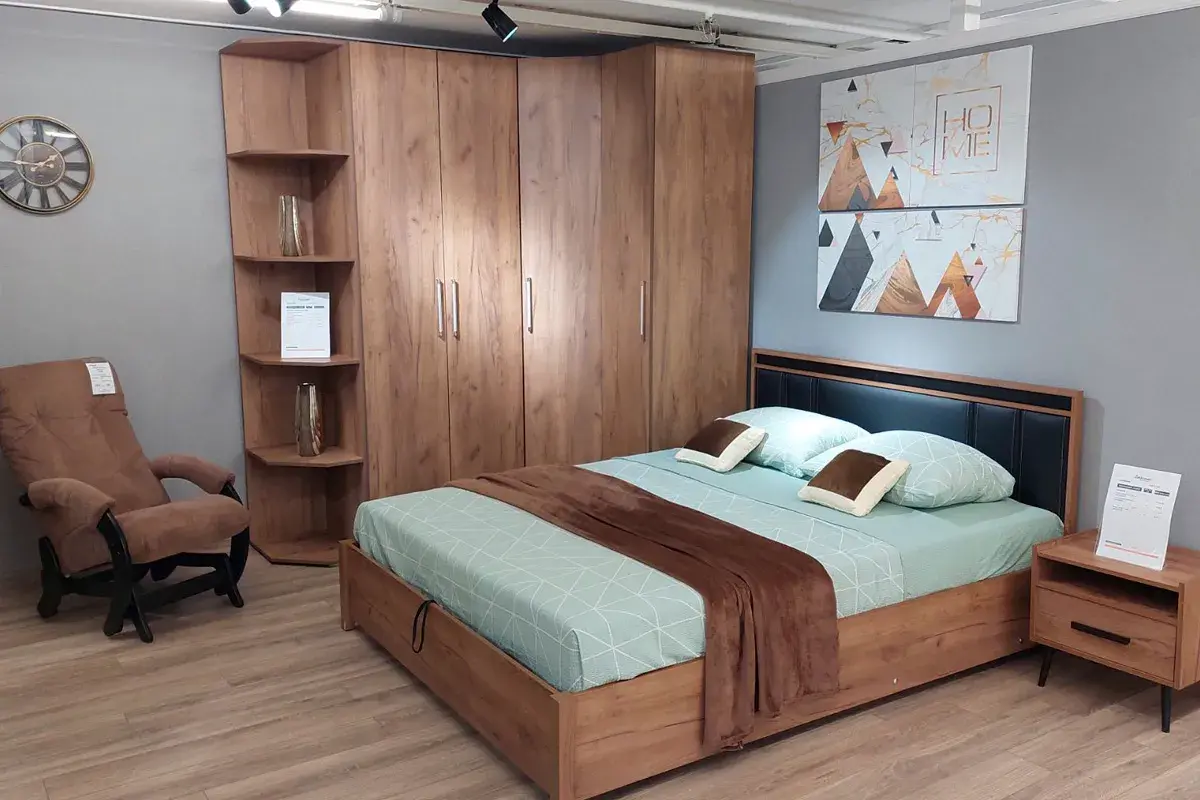 Шкаф для белья Nature 83 (Дуб табачный) в мебель-центре Озерцо