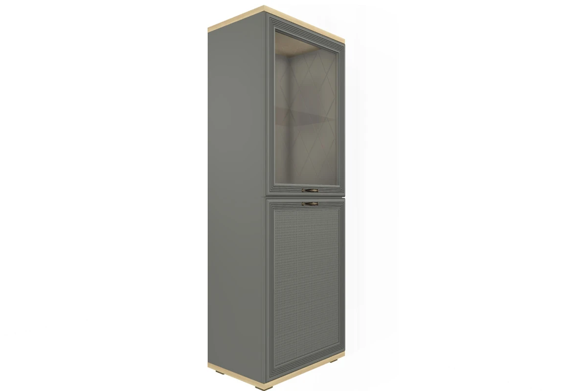 Гостиная Карина-22 (Ясень Асахи/Серый Оникс) — Мебель-центр Озерцо