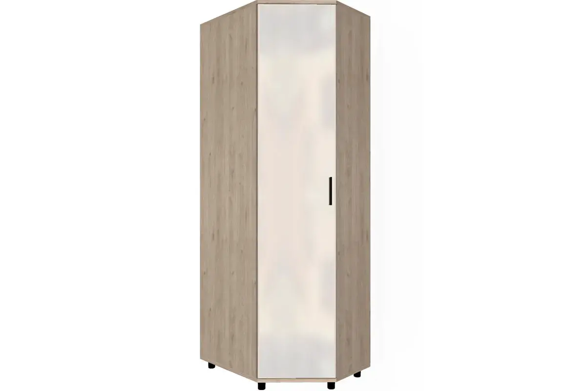 Прихожая Грейс комплект 2 (Гикори Джексон Светлый/Белый Бриллиант Глянцевый) — Мебель-центр Озерцо