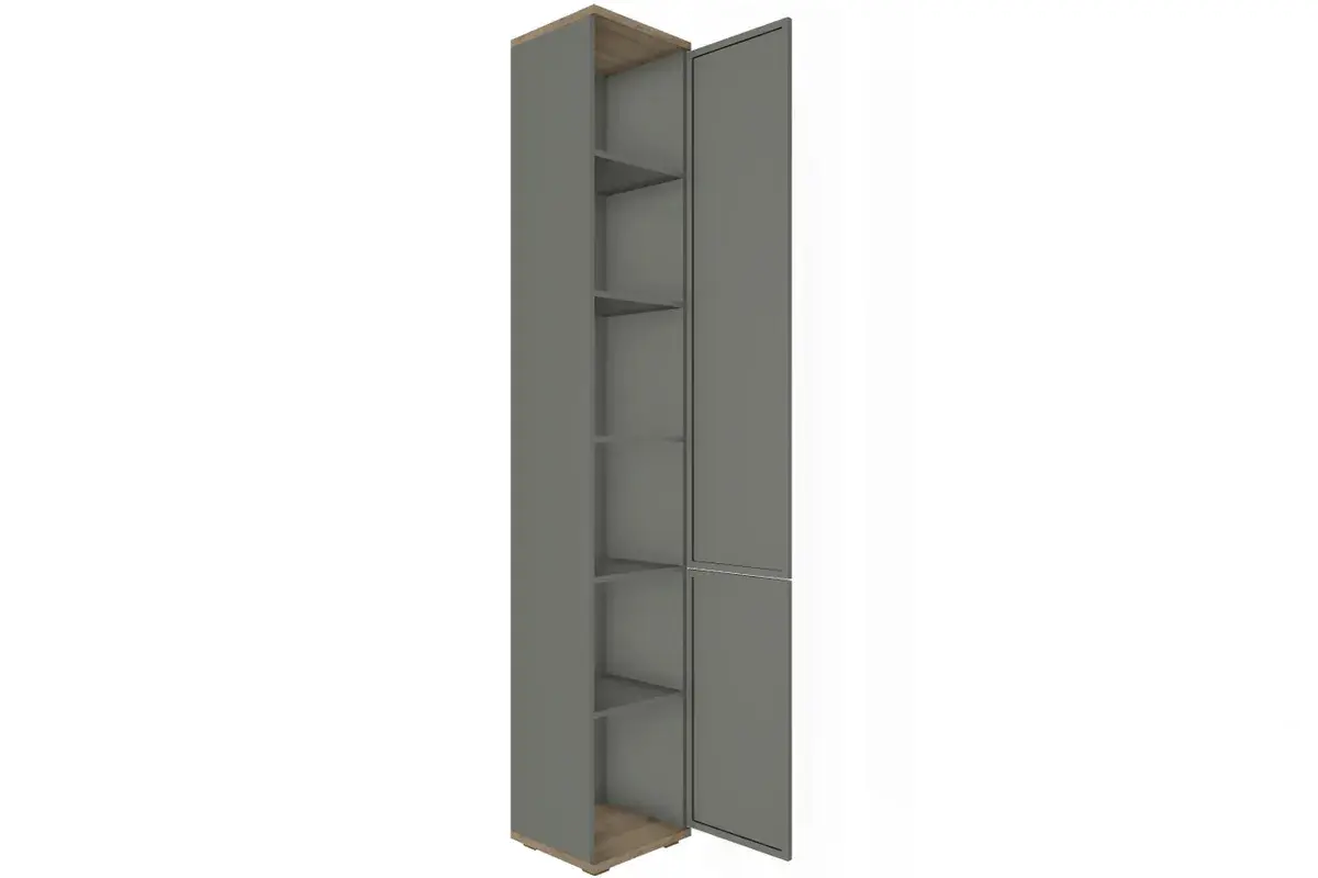 Шкаф многоцелевой ШК-1042-ГС-СО (Гикори Джексон Светлый/Серый Оникс) в мебель-центре Озерцо