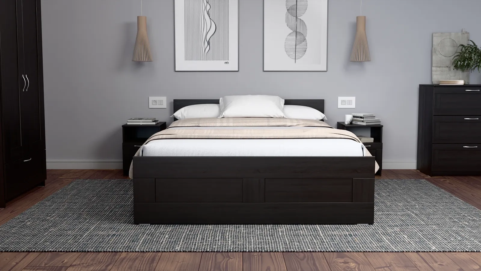 Кровать Istra Pro Дуб Венге 180x200 - купить в Озерце