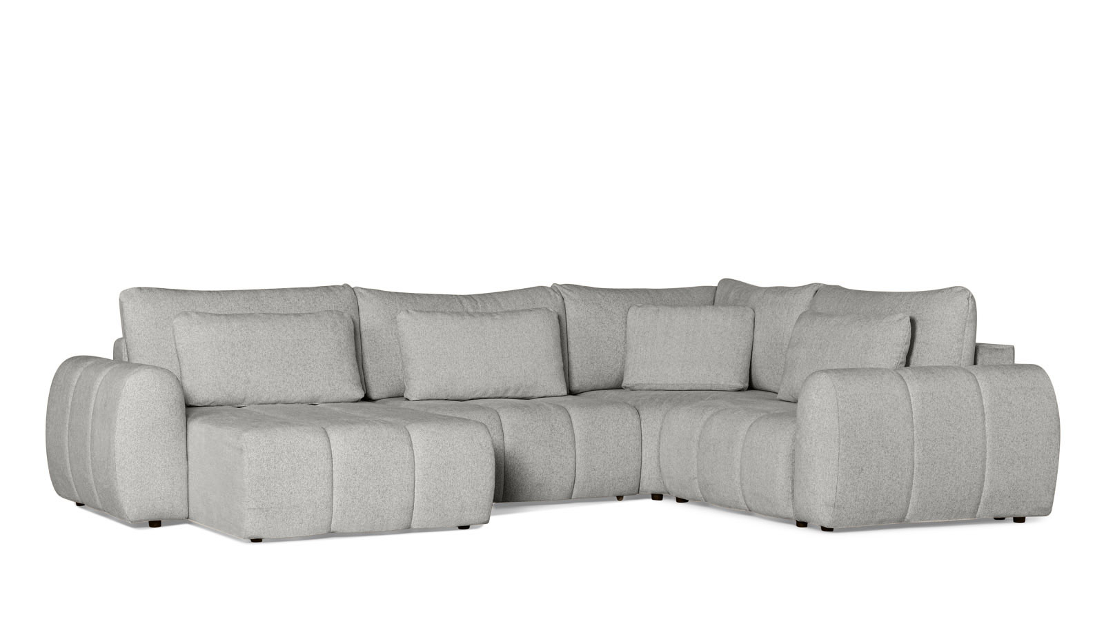 Диван -кровать П-образный Mellow-4 секц. ткань Raven 06 247x350 — купить в Озерце