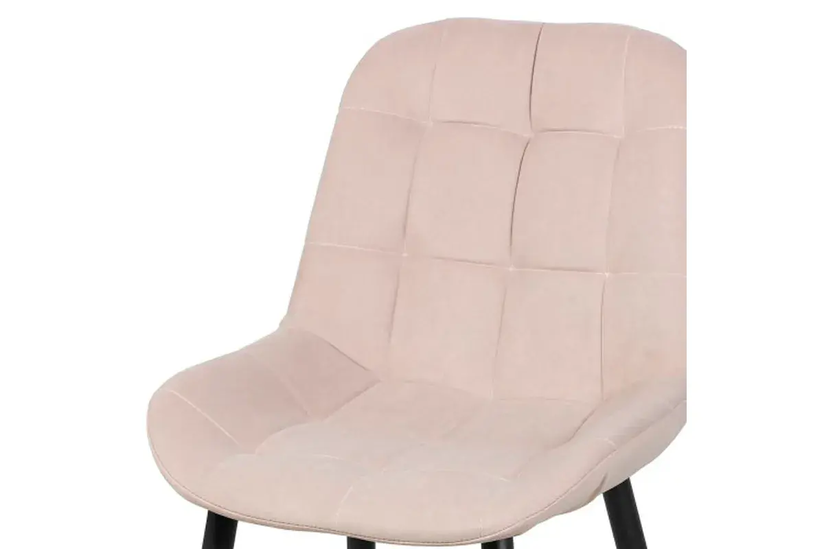 Стул Тоскана (каркас Муар черный/велюр (Dream beige бежевый) СРП-132 - купить в Озерце