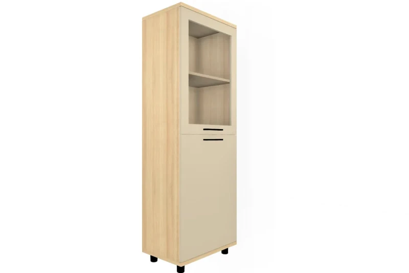 Шкаф многоцелевой ШК-5085-АС-КМ (Ясень Асахи/Кашемир Матовый) в мебель-центре Озерцо