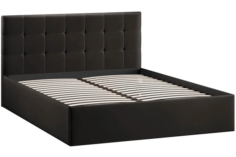 Кровать Джоли Тип 1 без ПМ 160х200 (Велюр/Confetti Stone) - купить в Озерце