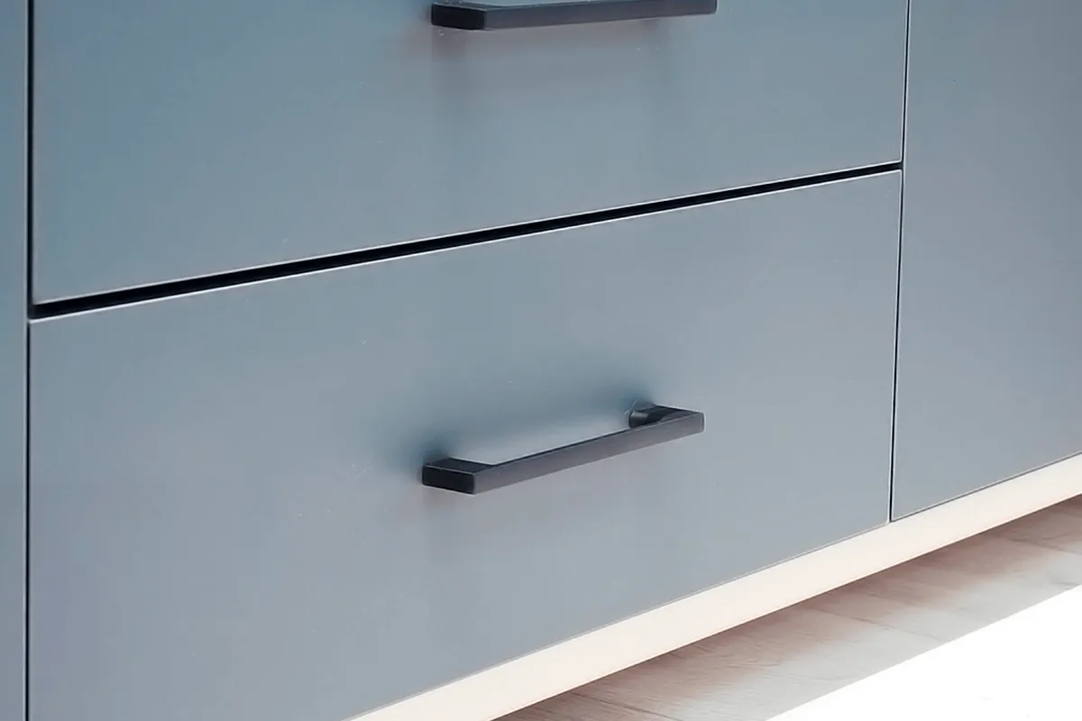 Тумба ТБ-5034-АС-АМ (Ясень Асахи/Антрацит Матовый) — Мебель-центр Озерцо