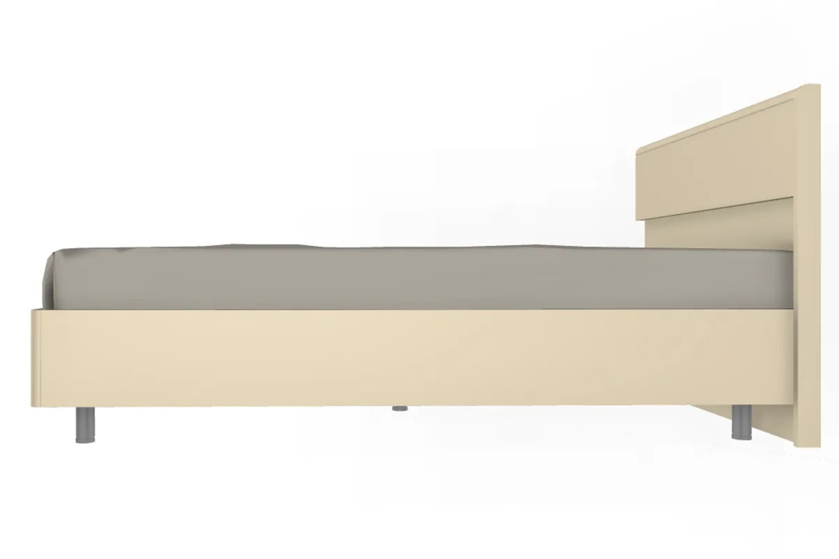 Кровать КР-5001-СК-КМ 120х200 (Серый Кашемир/Кашемир Матовый) - купить в Озерце