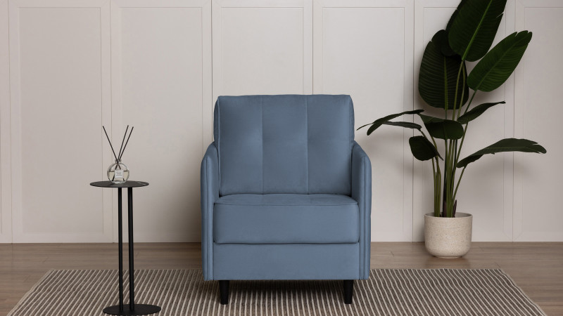 Кресло Amani Pro, Тк. Casanova Ice (подлокотник: 5 см) 73.5x89 — купить в Озерце