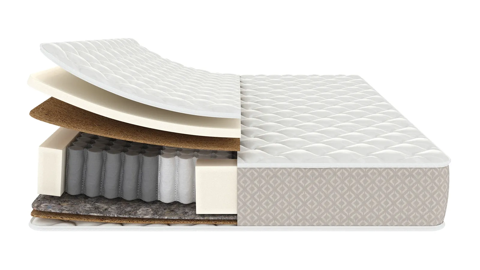 Матрас с разной жесткостью сторон Classic Brilliant Duo 160x200 - купить в Озерце