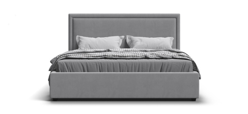 Кровать Фрея 160*200 с ПМ MONOLIT Сталь - купить в Озерце