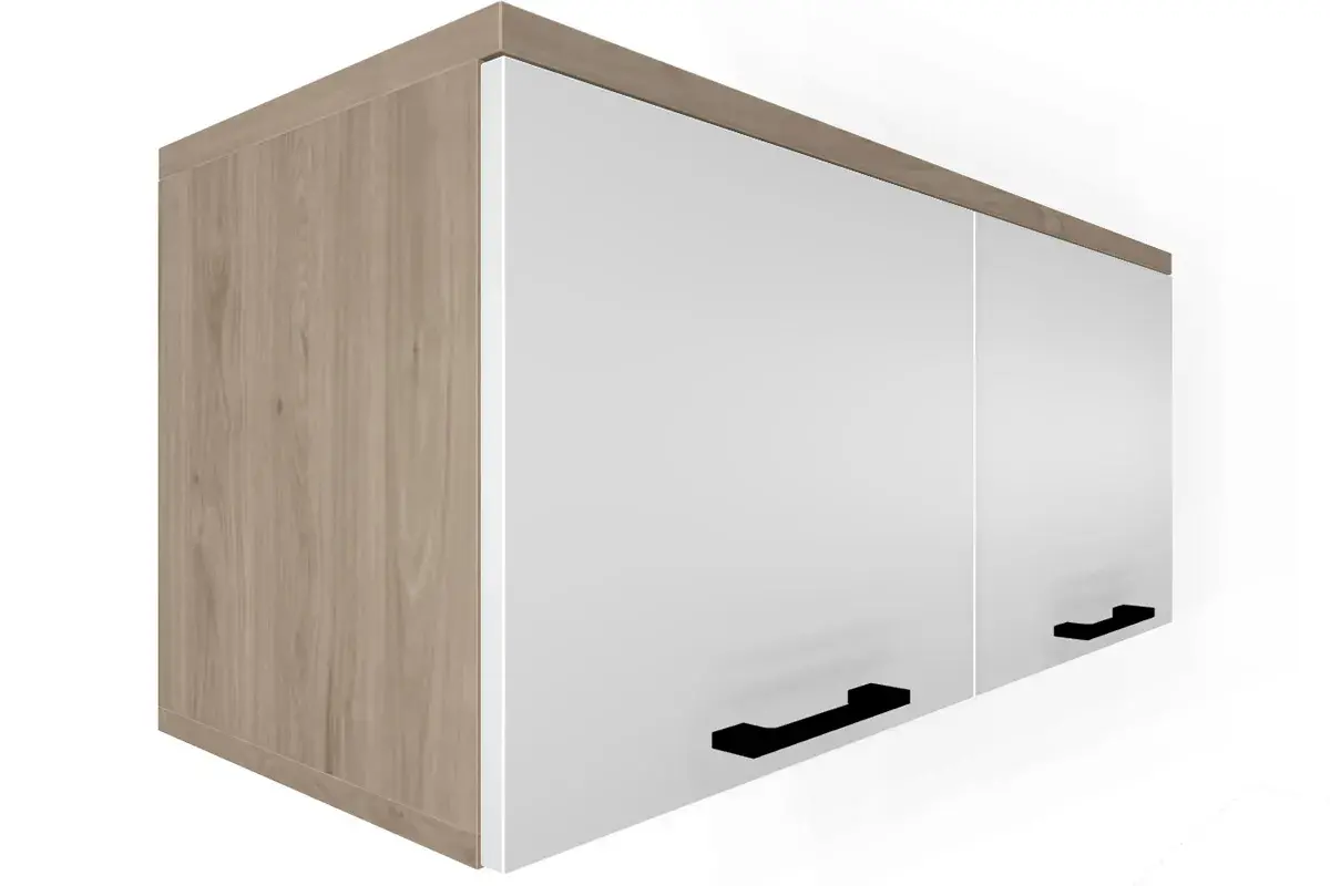 Прихожая Грейс комплект 1 (Гикори Джексон Светлый/Белый Бриллиант Глянцевый) — Мебель-центр Озерцо