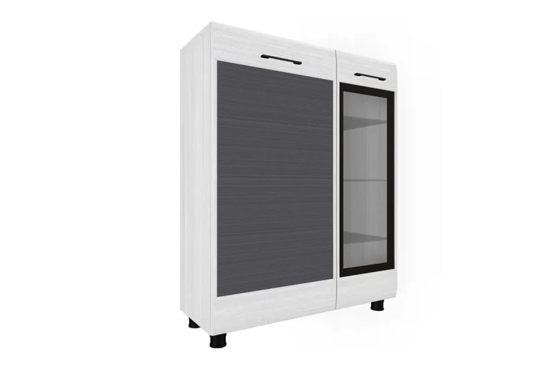 Тумба ТБ-2609 (Снежный Ясень-Серый) — Мебель-центр Озерцо