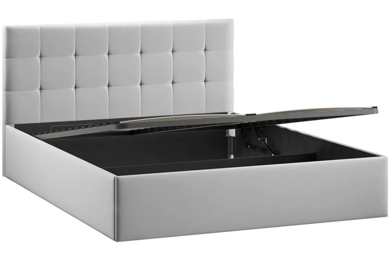 Кровать Джоли Тип 1 с ПМ и заглушиной 160х200 (Велюр/Confetti Silver) - купить в Озерце