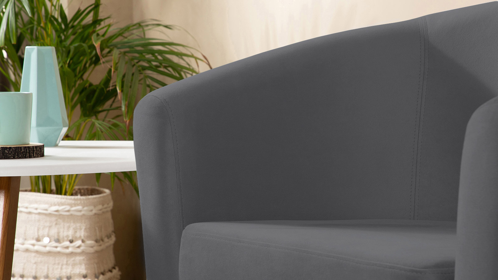 Кресло Moony Sky velvet 16, светлые ножки 75x80 — купить в Озерце