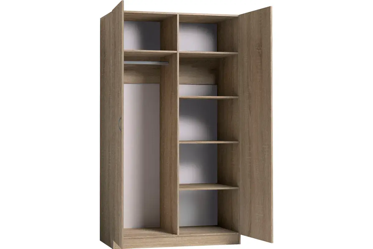 Шкаф платяной 60 (Дуб Сонома) в мебель-центре Озерцо