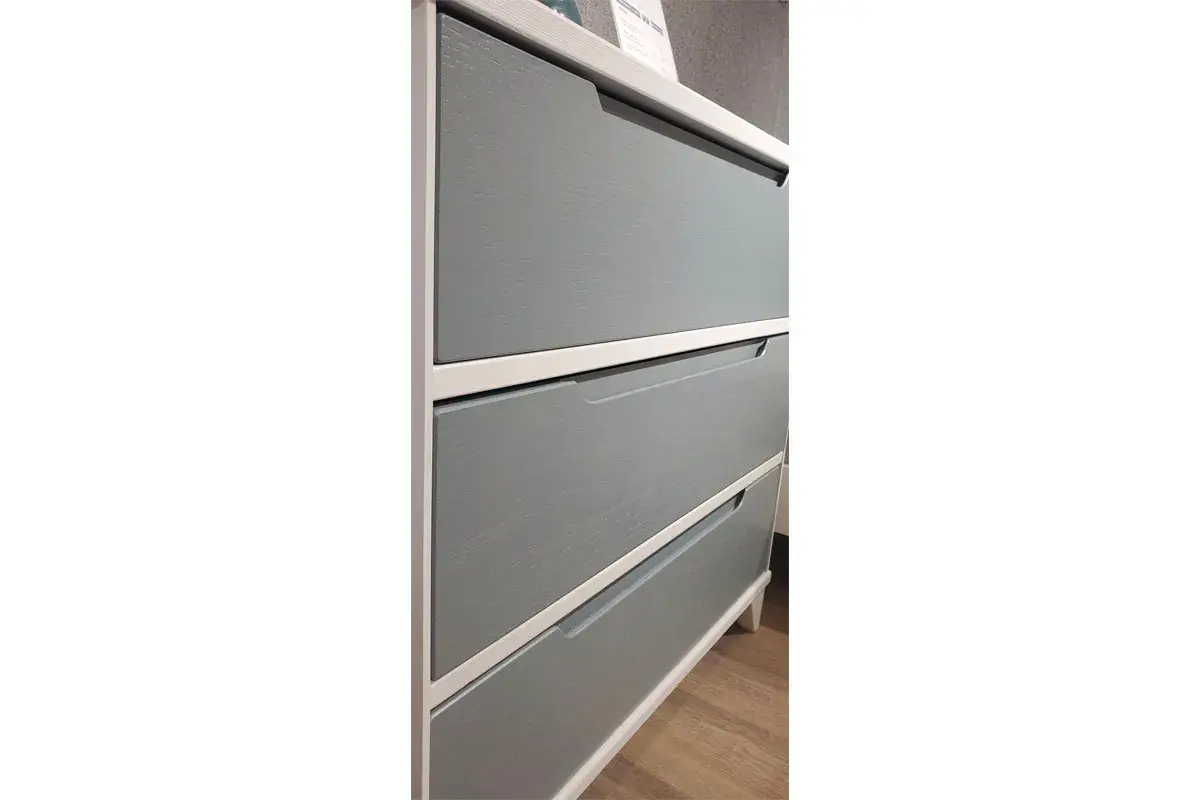 Комод Соня (массив) (Белый/Серый) — Мебель-центр Озерцо