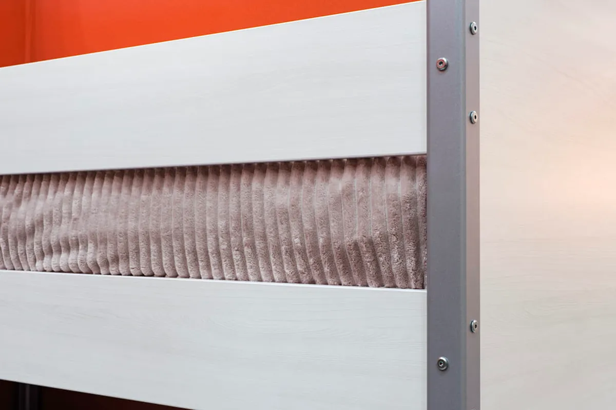 Кровать КР-123 90х190 2 места (Снежный Ясень) - купить в Озерце