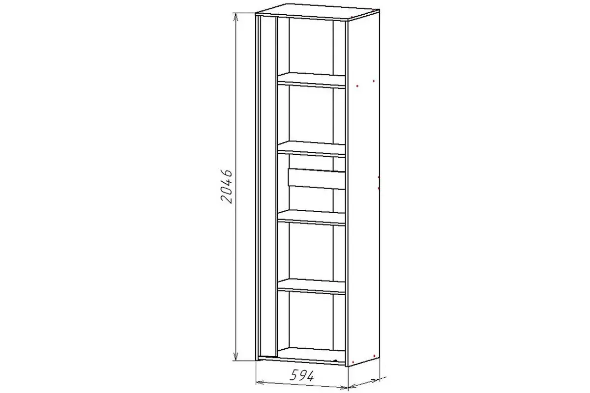 Прихожая Линда (Белый/Графит) — Мебель-центр Озерцо