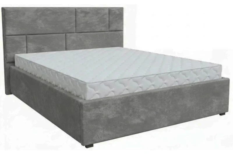 Кровать Невада-1 с ПМ 180х200 (Siesta Grey) 5 кат. - купить в Озерце