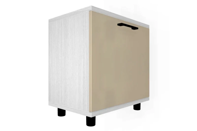 Тумба ТБ-5042-СЯ-КГ (Снежный Ясень/Кашемир Глянцевый) — Мебель-центр Озерцо