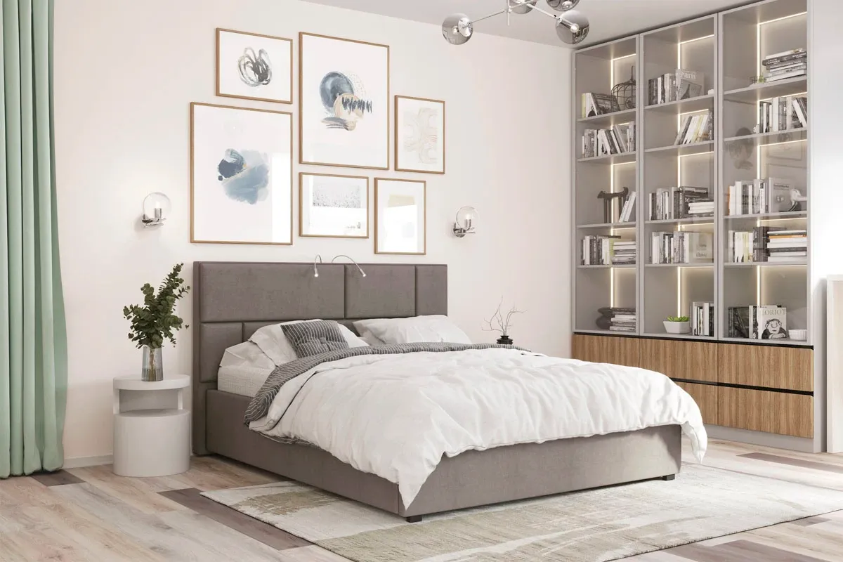 Кровать Невада-1 с ПМ 180х200 (Lovers-27)  2 кат. - купить в Озерце