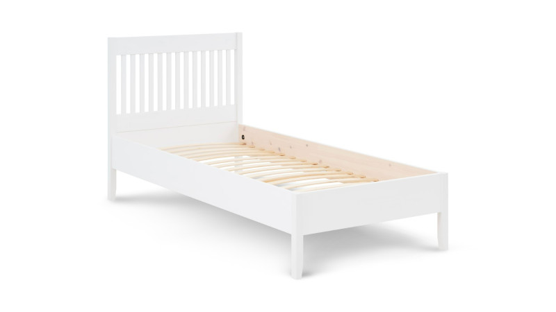 Кровать Maas массив сосны, цвет Белый 90x200 - купить в Озерце