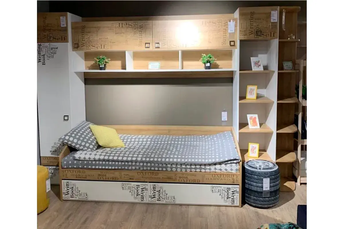 Оксфорд ТД-139.12.01 Кровать с 2 ящиками - купить в Озерце