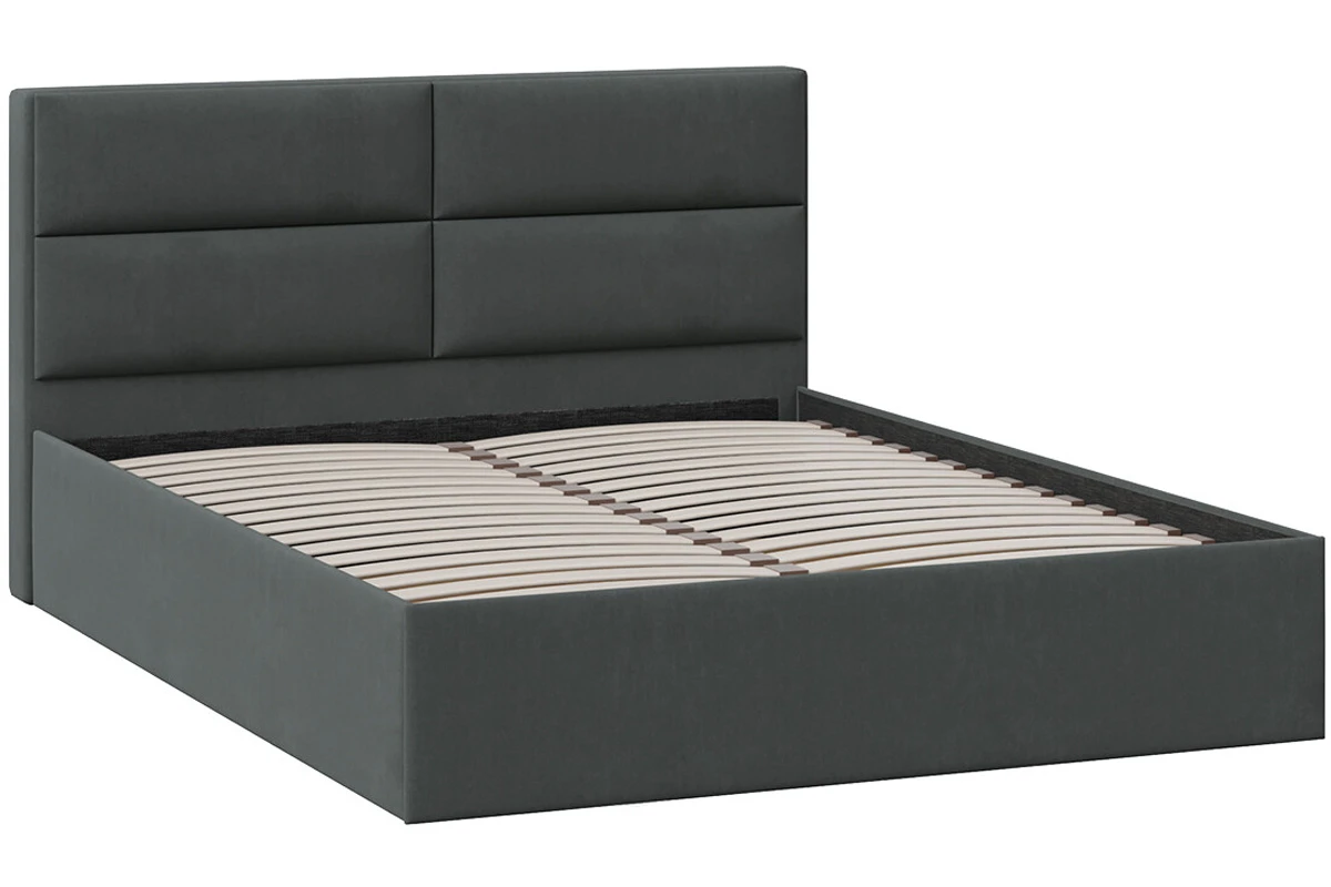 Спальный гарнитур Глосс №6 ГН 319.006 (Яблоня Беллуно/Стекло Графит матовый) - купить в Озерце