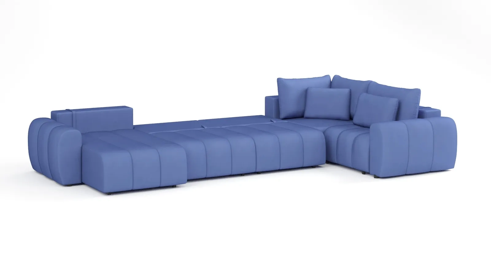 Диван -кровать П-образный Mellow-5 секц. ткань Velutto 48 247x450 — купить в Озерце